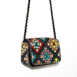 Anthropologie Sequin Embellished Clutch